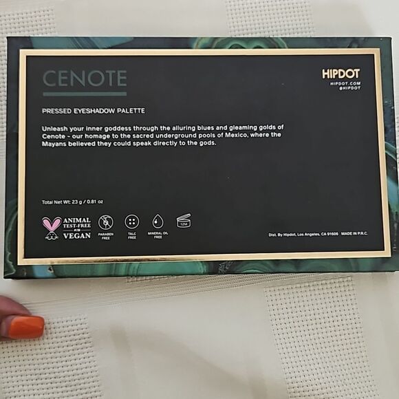 Hipdot Pressed Eyeshadow Palette 15 Beautiful Shades Green - Picture 3 of 16